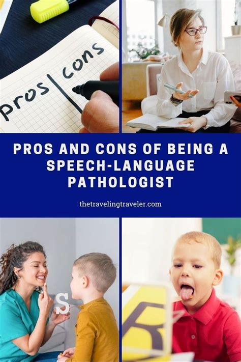 Pros and Cons of being a Speech-Language Pathologist SLP